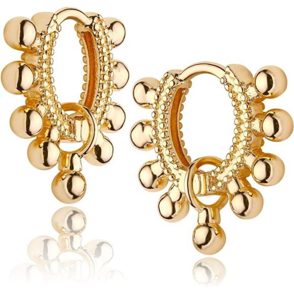 Gold Dainty Huggie Hoop Earrings